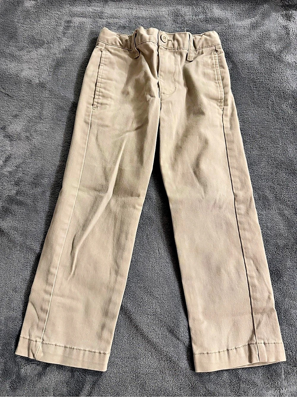 Cat & Jack Boys Straight-Fit Chino Pants Beige 4T
